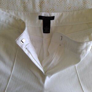 The Limited Stretch Dress Pant flare in White Size 12